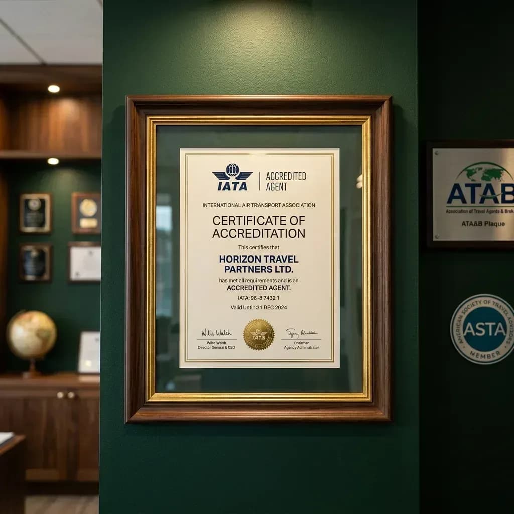 আইএটিএ (IATA) অনুমোদনের সিল